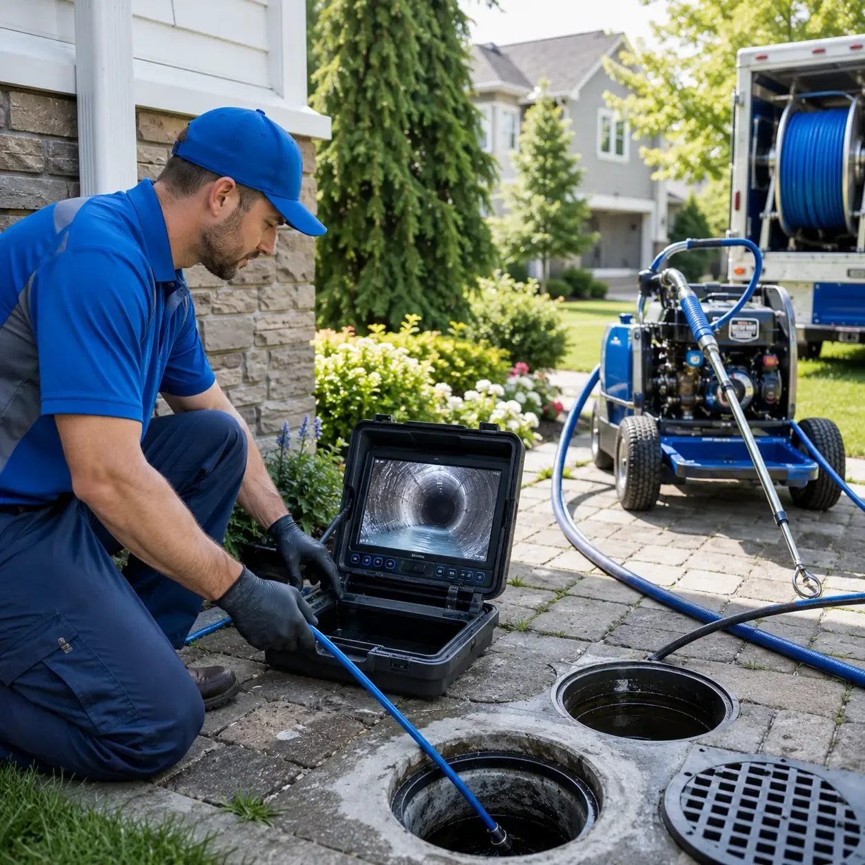Outdoor drain cleaning professionals serving Quechee, VT